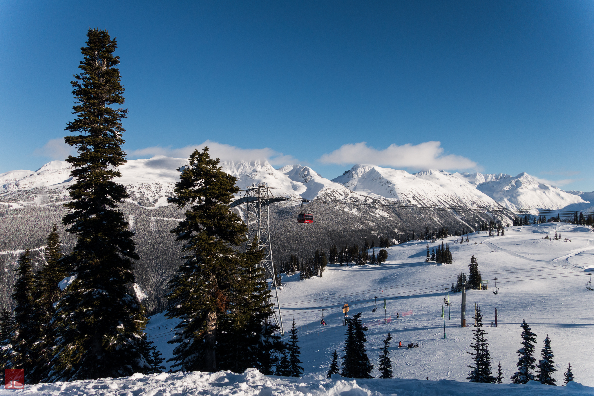 From the Whistler peak